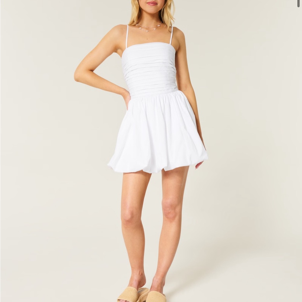 NWT HOLLISTER RUCHED BUBBLE SKORT DRESS